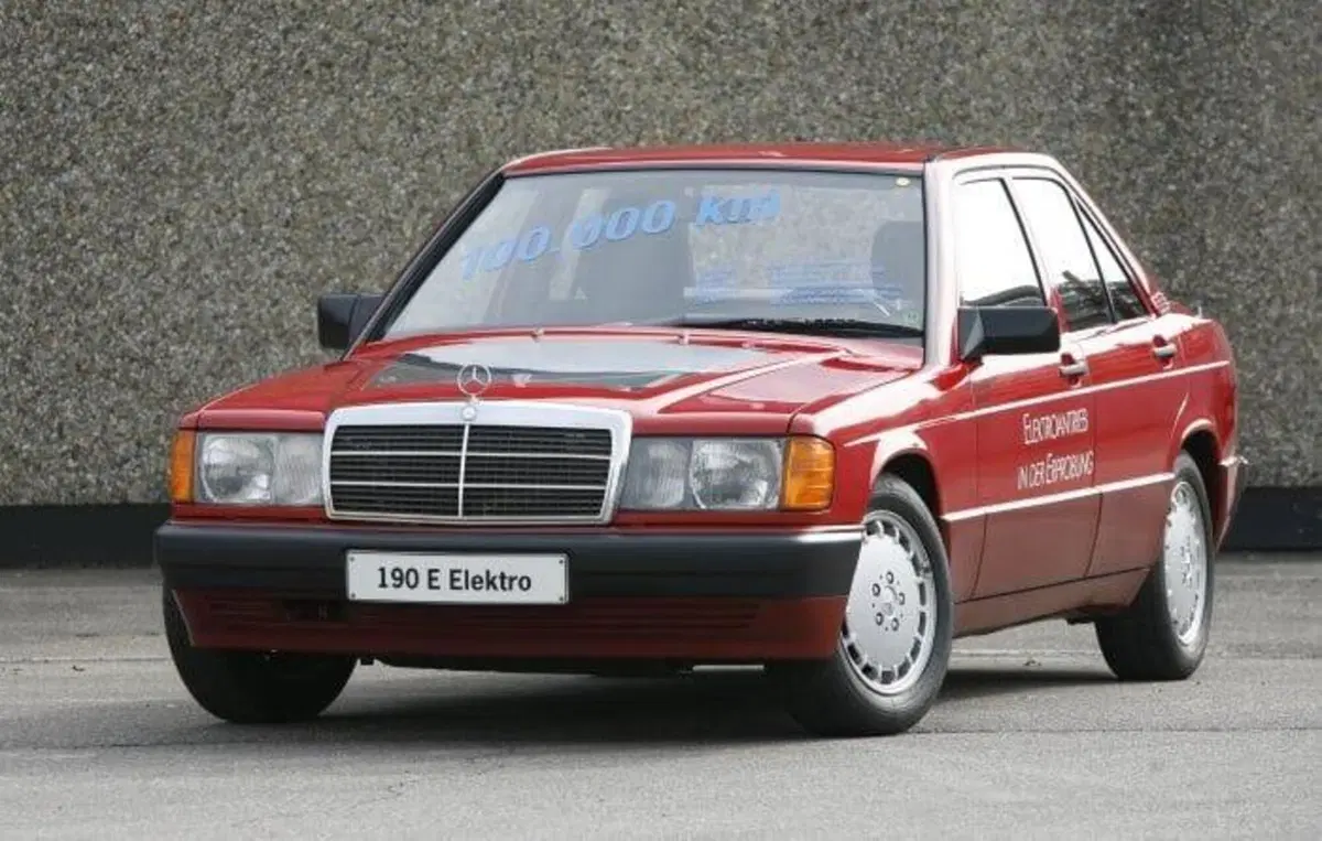 Mercedes 190 E Elektro, l’elettrico premium di 30 anni fa (3)