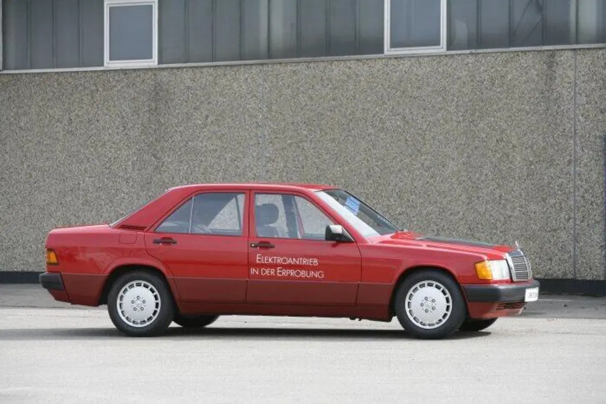 Mercedes 190 E Elektro, l’elettrico premium di 30 anni fa (4)
