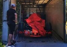 F1. Kimi, c'è posta per te: consegnata a casa Raikkonen la SF71H della vittoria ad Austin