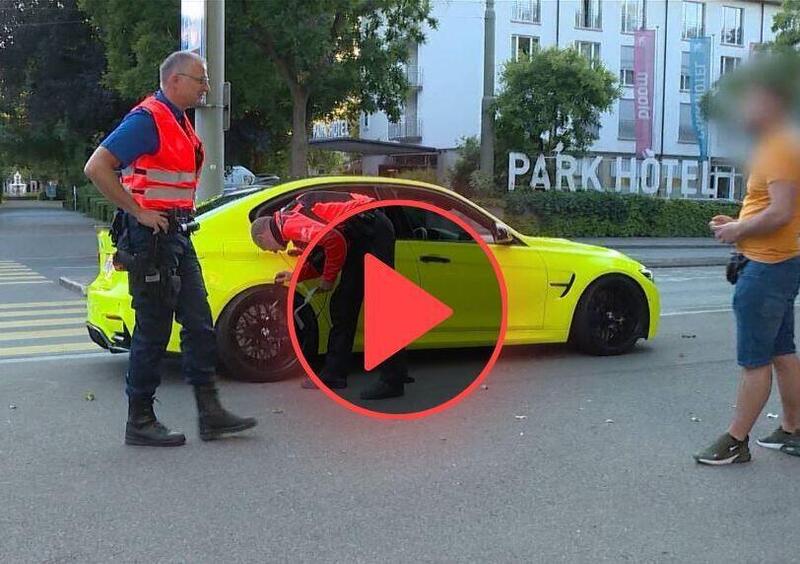 Con questa polizia non si scherza: controlli a raffica per i raduni tuning e auto sul ponte [video]