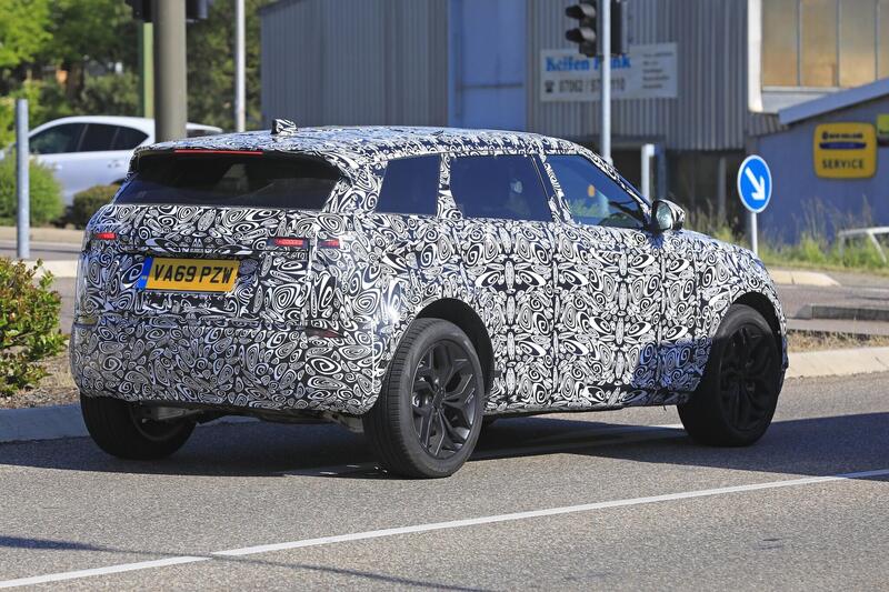 Il posteriore del Land Rover Evoque 7 posti