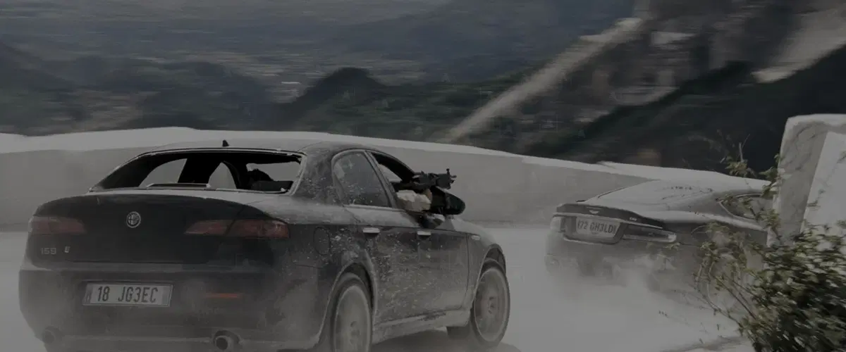 Ma quanto era cattiva l'Alfa 159 in Quantum Of Solace? Aston Martin spostati (3)