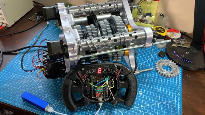 Nuovo cambio automatico da F1 con "semplice" stampa 3D [video dimostrazione con volante]