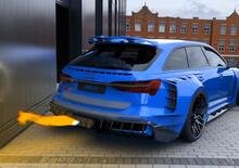 Audi RS6, lanciafiamme edition - che roba! [render VIDEO]