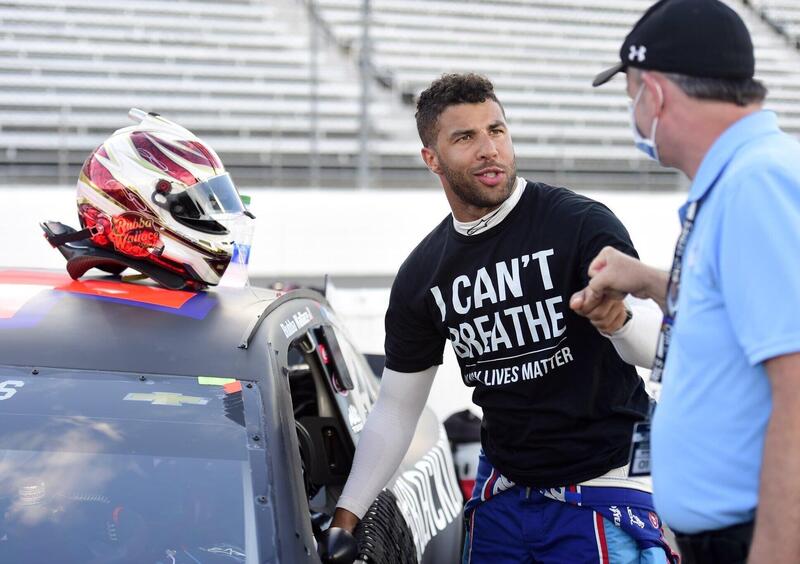 Bubba Wallace: trovato un cappio nel suo box a Talladega