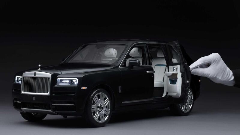 Rolls-Royce Cullinan: un modellino 1:8 fatto e personalizzato come un&#039;auto vera