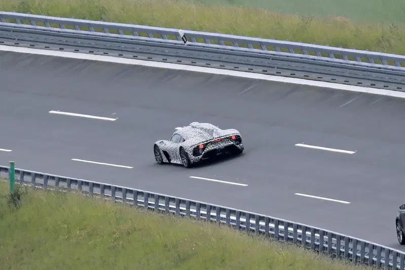 La Mercedes-AMG Project One in fase di test