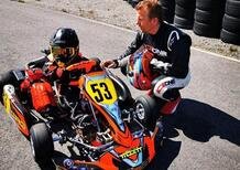 F1: Kimi Raikkonen, sfida sui kart con il piccolo Robin [Video]