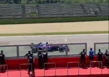 Formula 1, Alpha Tauri in pista ad Imola [Video]