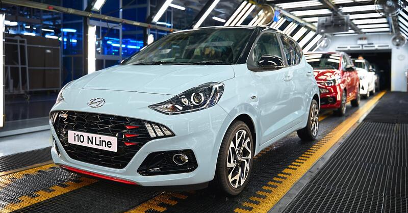 Nuova Hyundai i10 N Line: inizia la produzione, sul mercato in estate