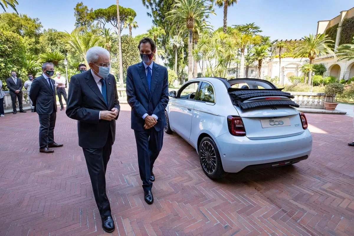 La nuova Fiat 500 elettrica presentata a Mattarella (4)