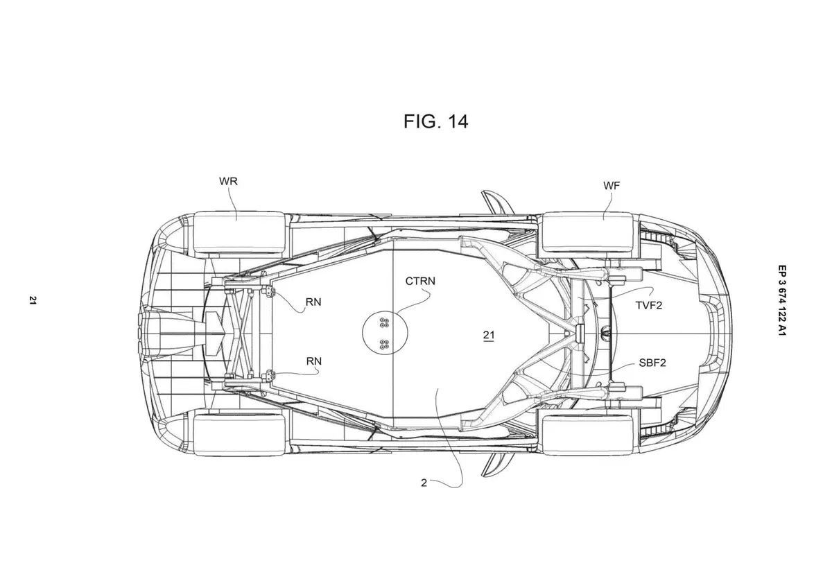 Incredibile novità Ferrari, Elettrica: brevettata la prima Rossa supersportiva EV [telaio a prova di crash-test e pacco batteria integrato] (4)