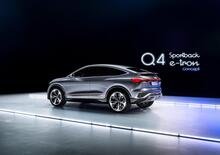 Audi: ecco la Q4 Sportback e-tron concept