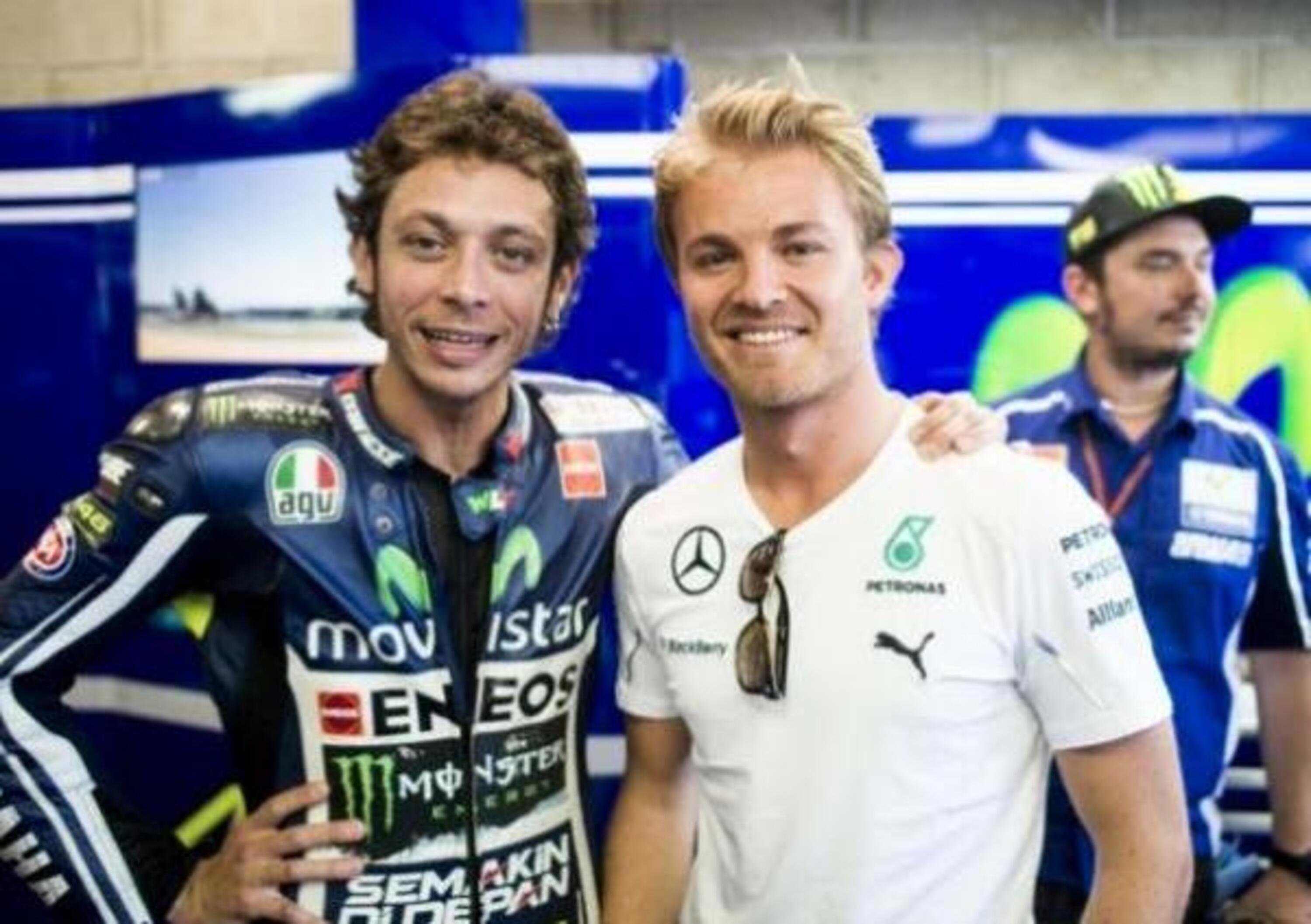 Rosberg: &laquo;Smettere &egrave; difficile, rispetto Valentino perch&eacute; si diverte ancora&raquo;