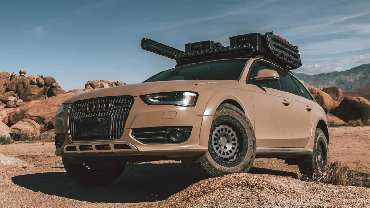 Audi A4 allroad: trasformata in un vero fuoristrada (7)
