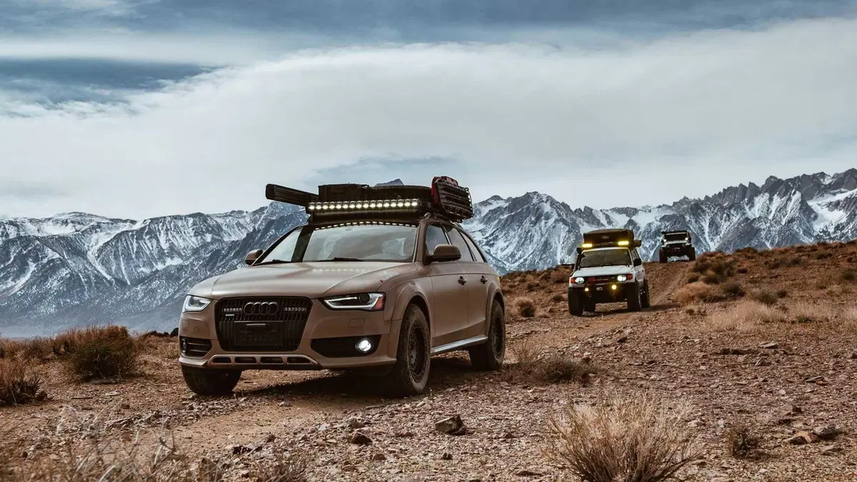 Audi A4 allroad: trasformata in un vero fuoristrada (4)