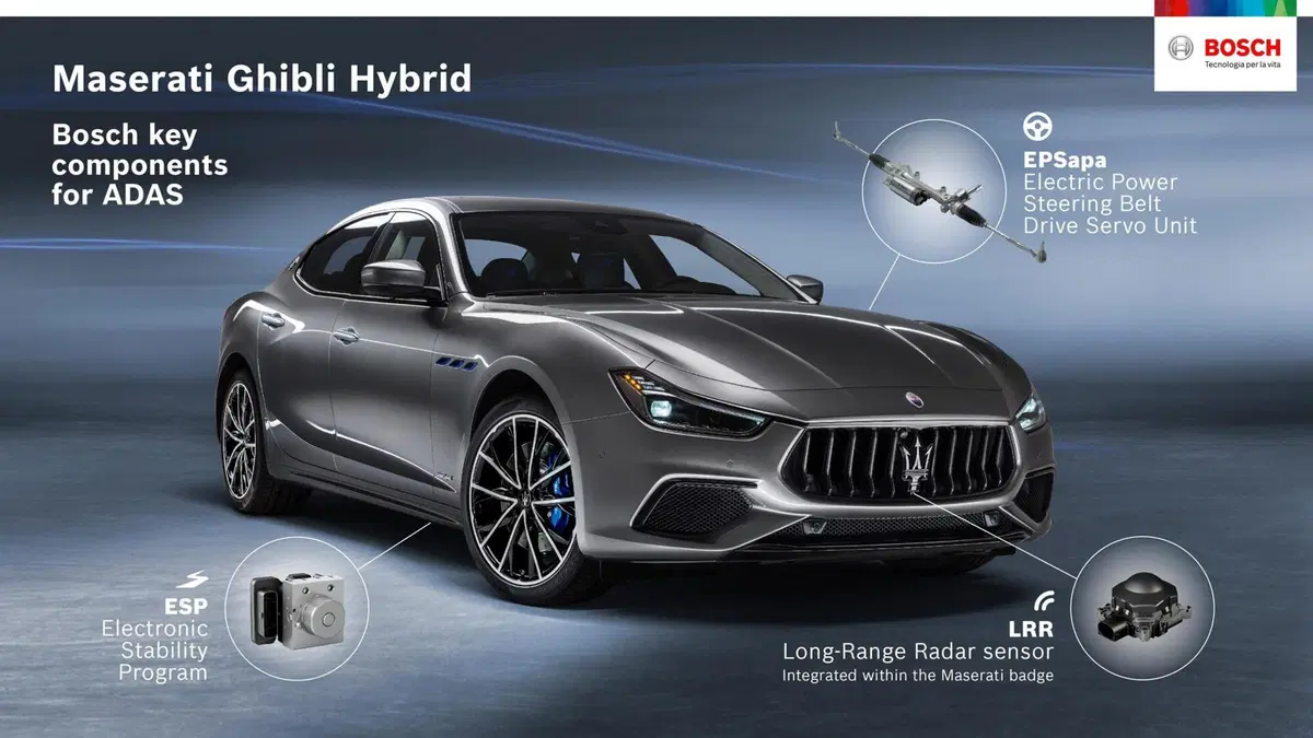 Centraline e sistemi elettronici della nuova sportiva ibrida Maserati? Not from Italy: centraline Bosch e batteria cinese [Ghibli Hybrid 48V ecus] (2)