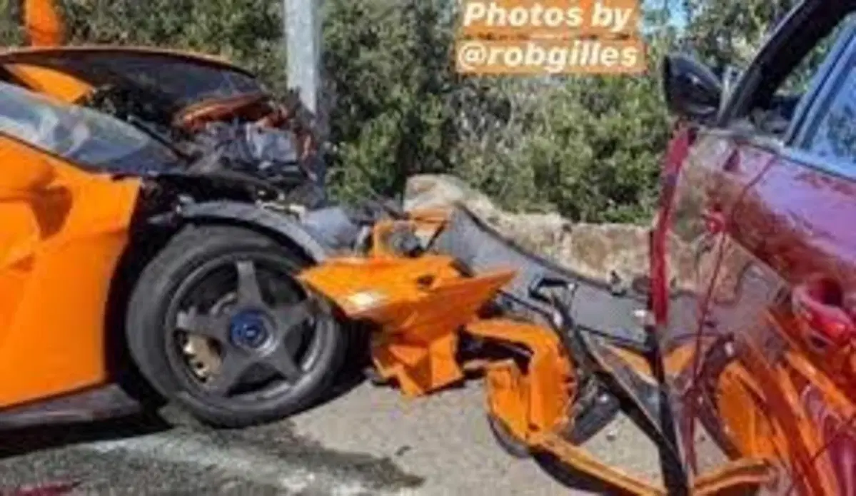 L’ex F1 Adrian Sutil l’ha fatta grossa. Ecco come ha ridotto la sua McLaren Senna LM [VIDEO e FOTO]