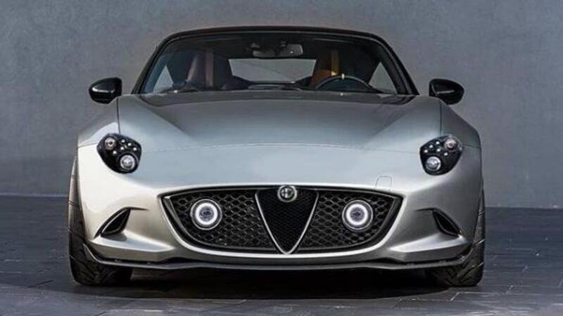 E se la 124 Spider fosse stata una Alfa Romeo Duetto? [FOTO]