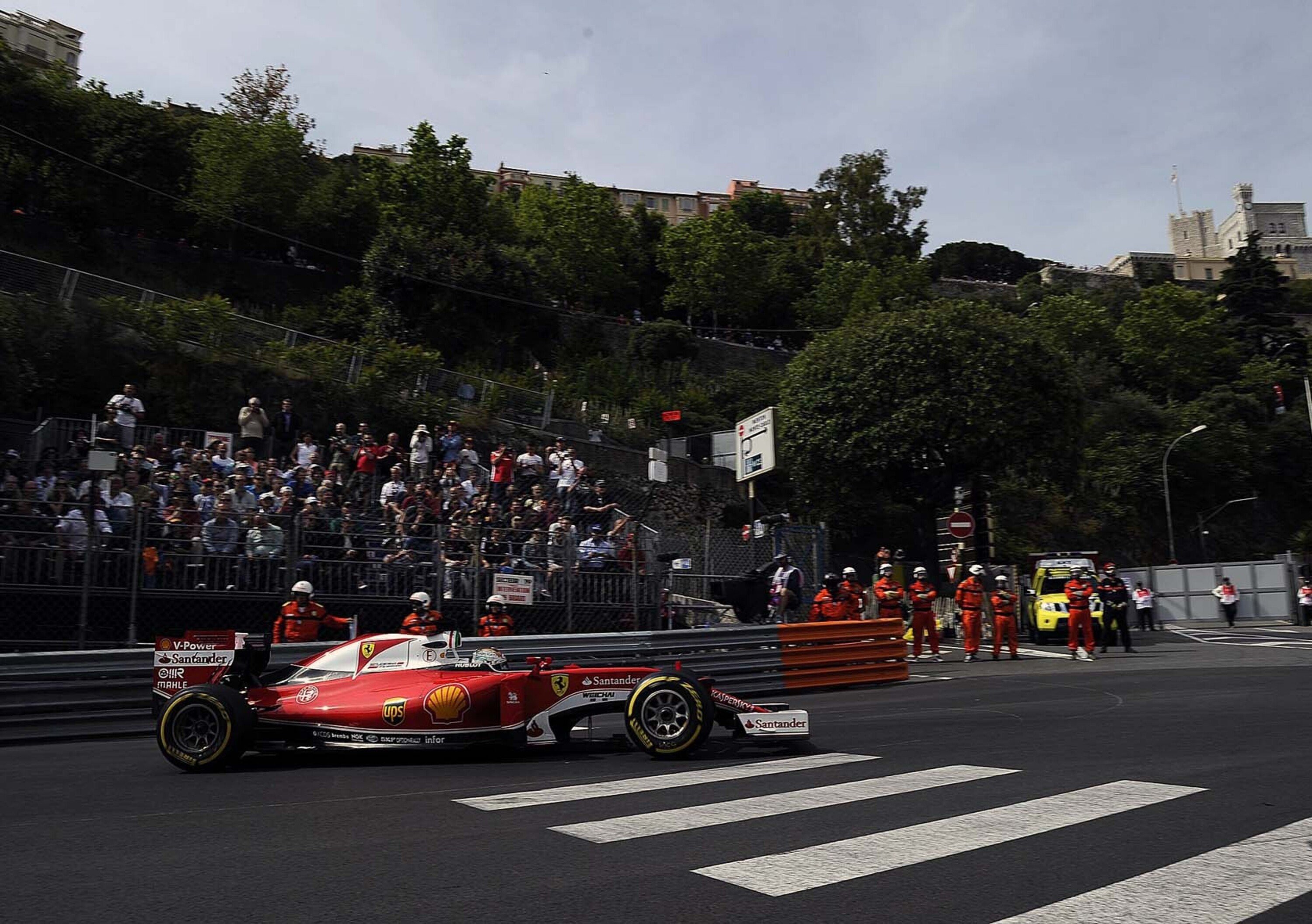 F1, Gp Montecarlo 2016, FP3: Vettel davanti a tutti