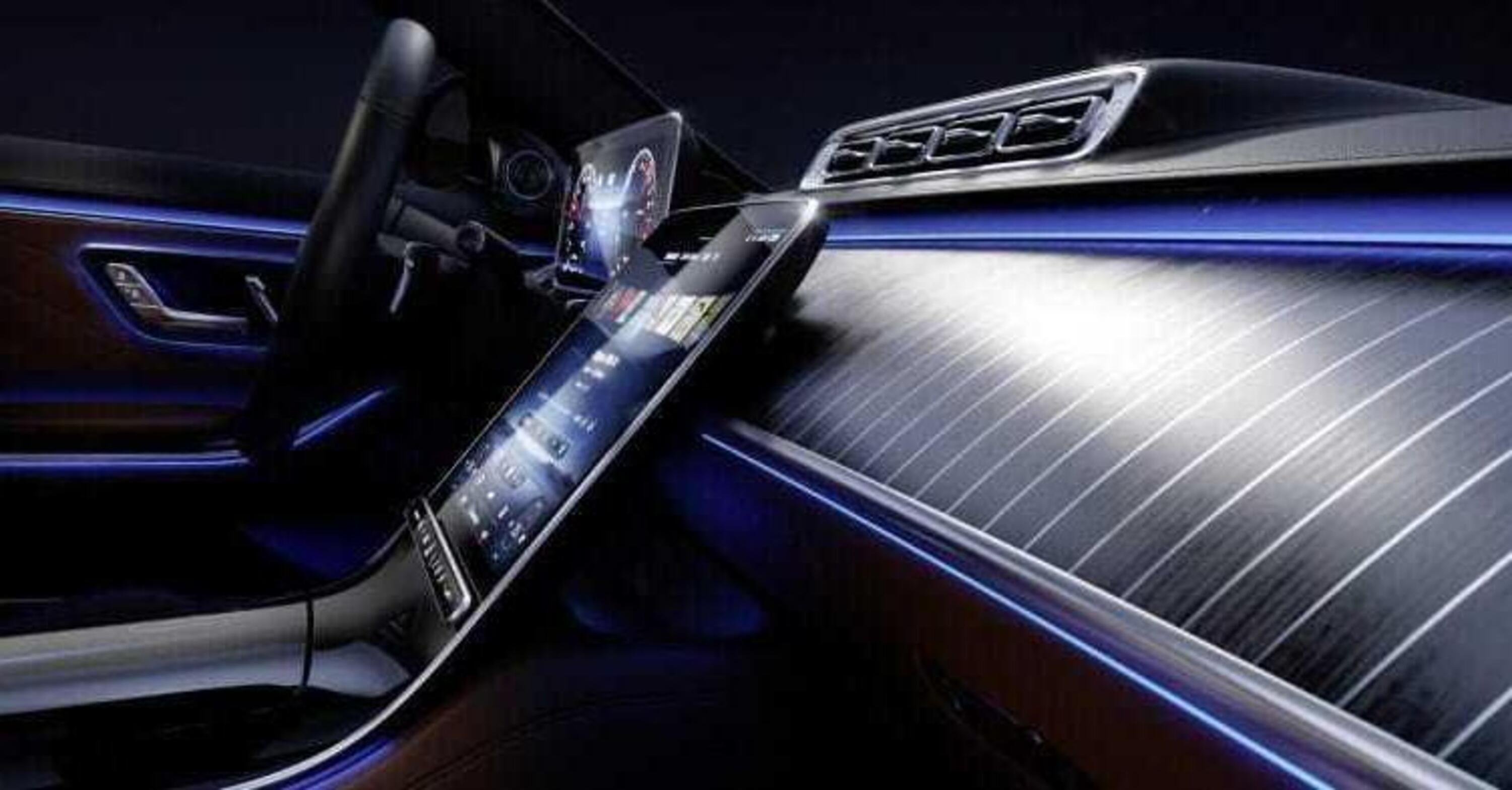 Mercedes-Benz nuova Classe S: interni lusso-tech con legno, 250 LED e aria purificata