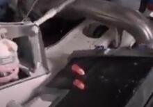 Due dita umane nel radiatore della macchina da rally: il video spunta fuori solo ora [VIDEO CHOC]