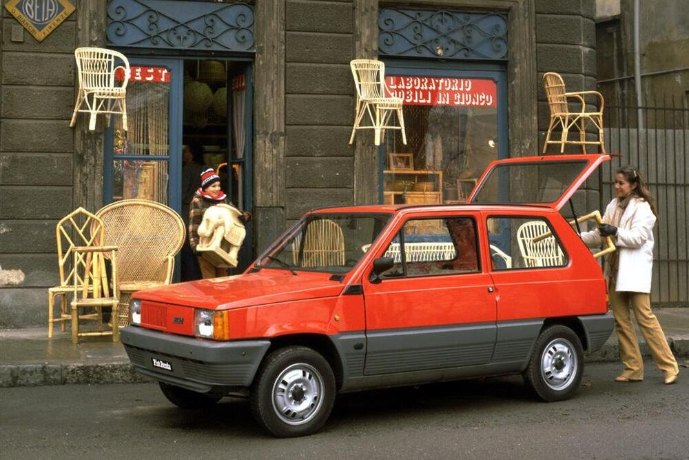 La prima serie della Fiat Panda, nata nel 1980