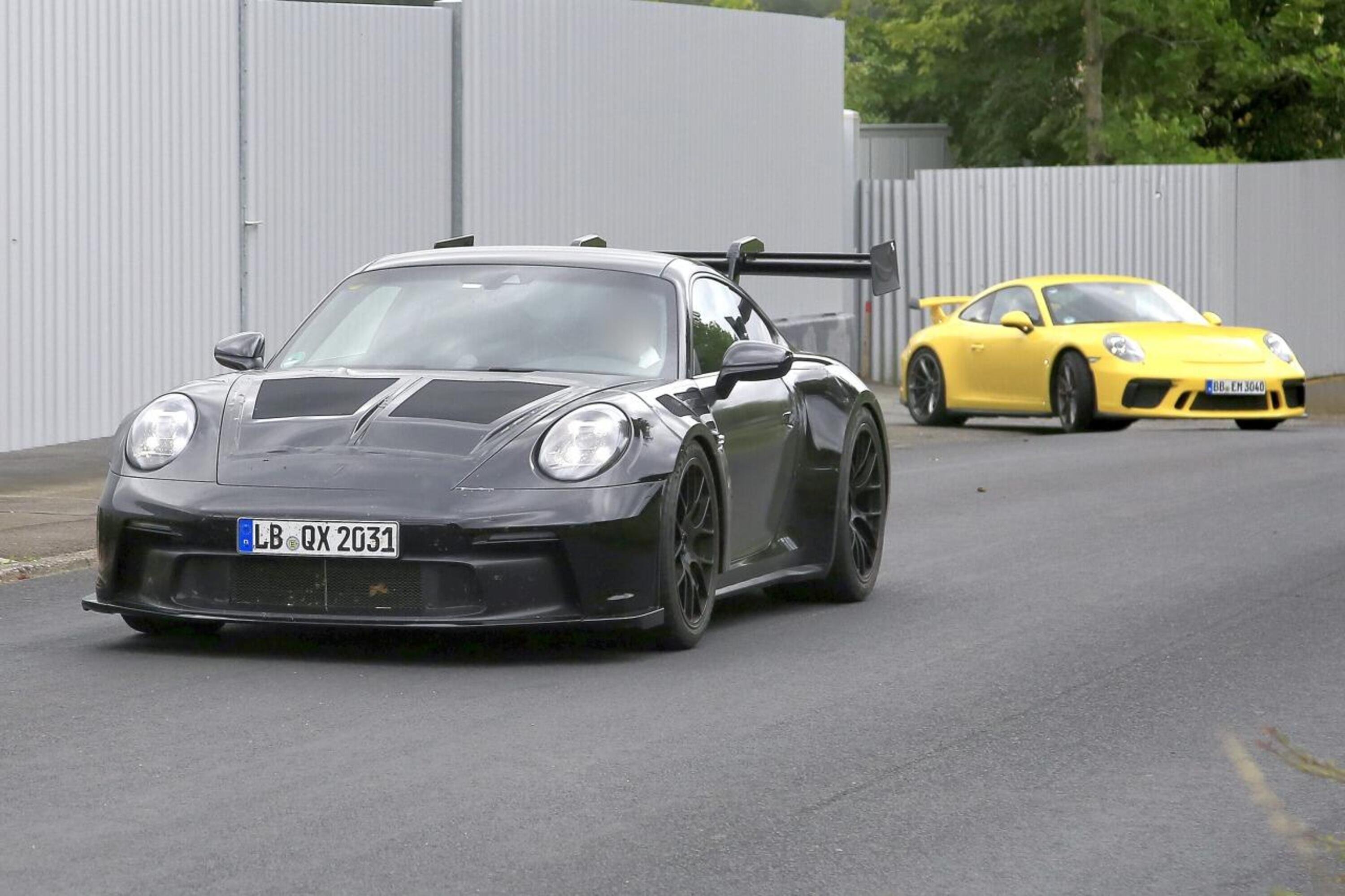 Porsche 911 GT3 RS 2021: eccola in azione in gran segreto