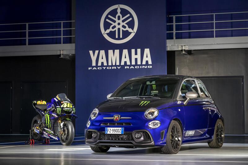 Abarth 595 Monster Energy Yamaha, nel segno della MotoGP