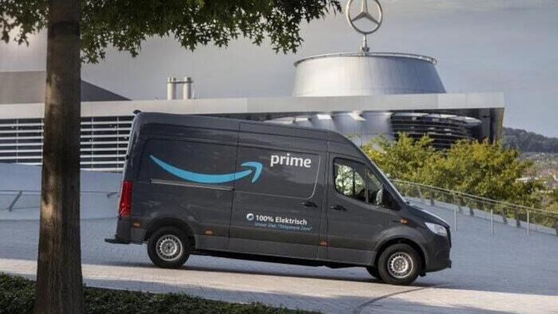 Amazon nuove consegne: Prime con Van Premium, elettrico by Mercedes [eVito eSprinter]