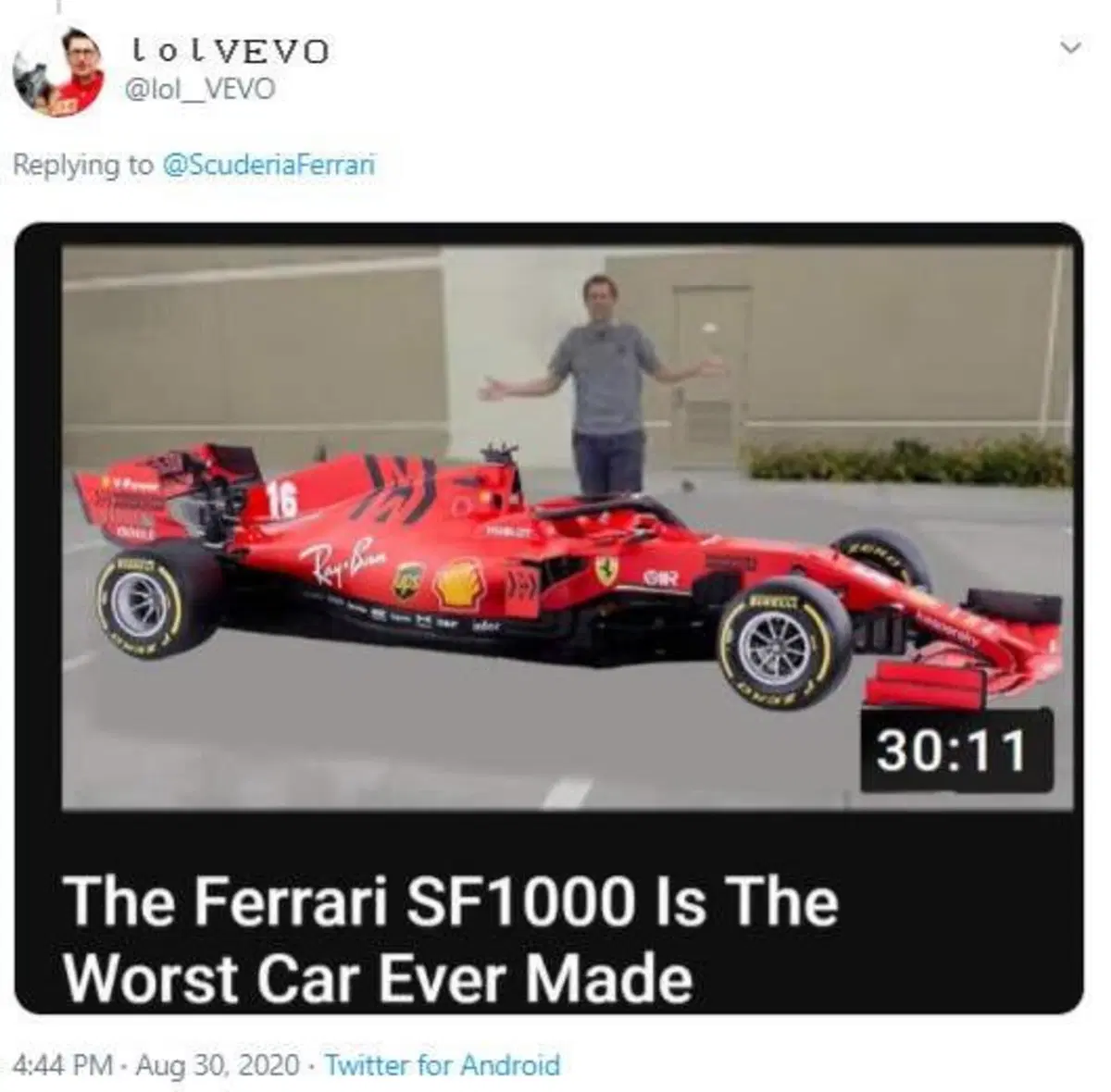 Disastro Ferrari in Formula 1: sui social è tempesta di meme e post di scherno (13)