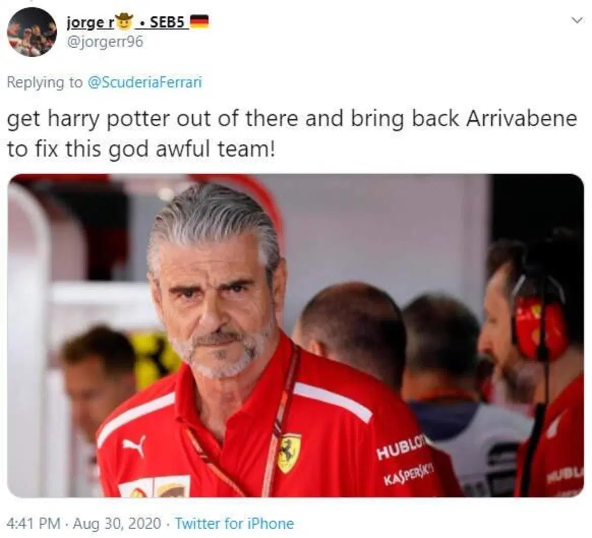 Disastro Ferrari in Formula 1: sui social è tempesta di meme e post di scherno (7)