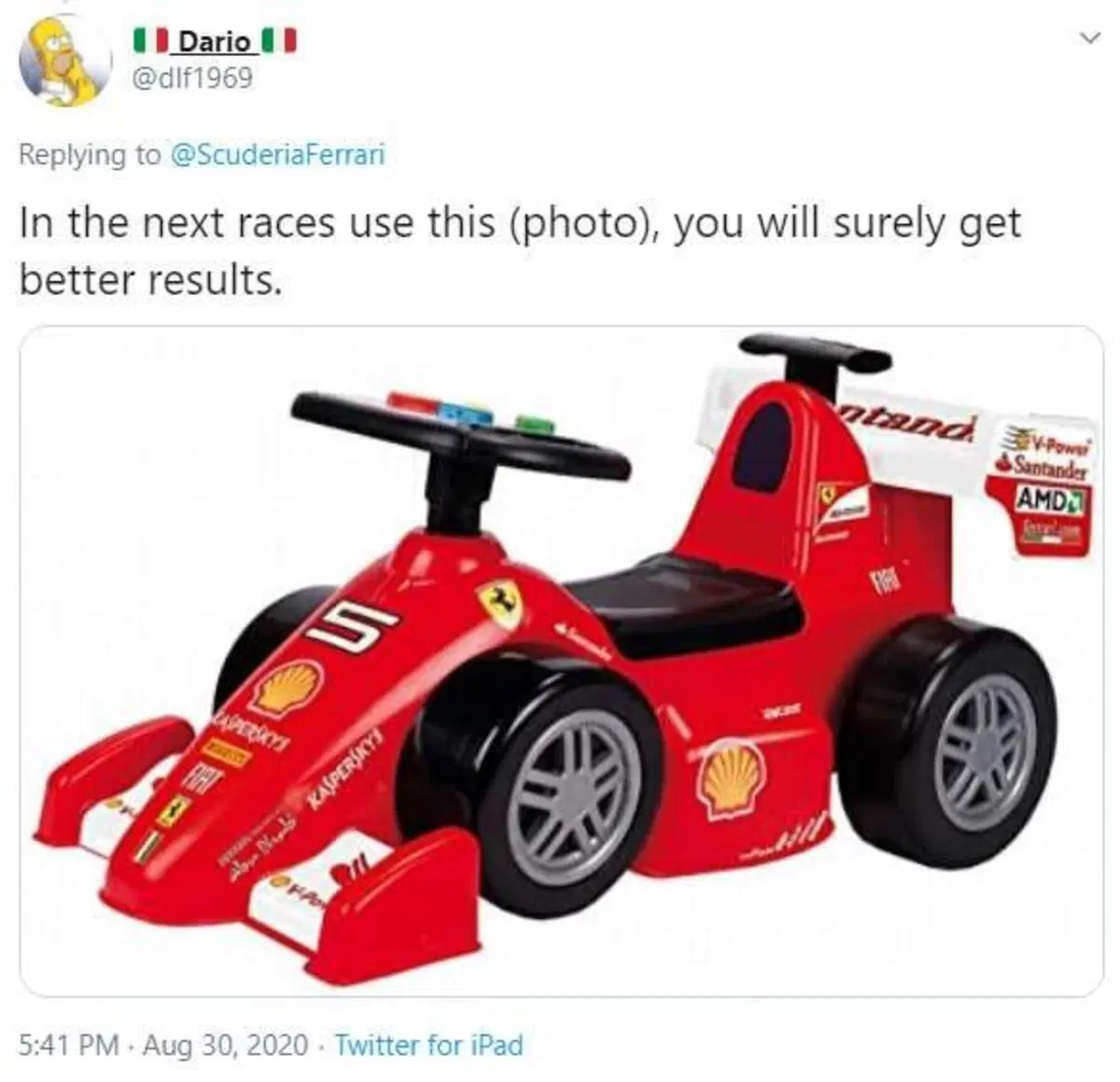 Disastro Ferrari in Formula 1: sui social è tempesta di meme e post di scherno (9)