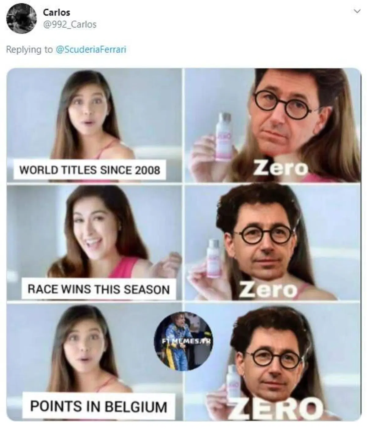 Disastro Ferrari in Formula 1: sui social è tempesta di meme e post di scherno (11)