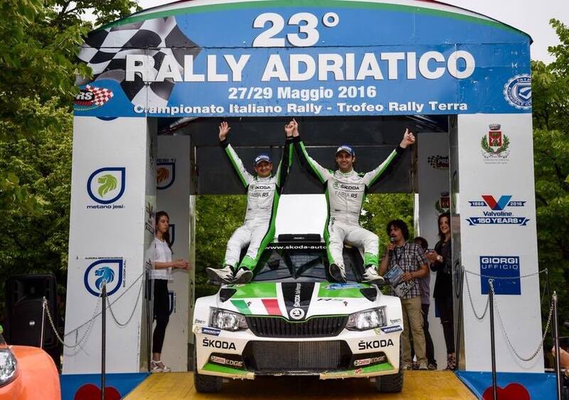 CIR 2016. Rally Adriatico. &Egrave; Scandola e d&rsquo;Amore (Skoda) x4