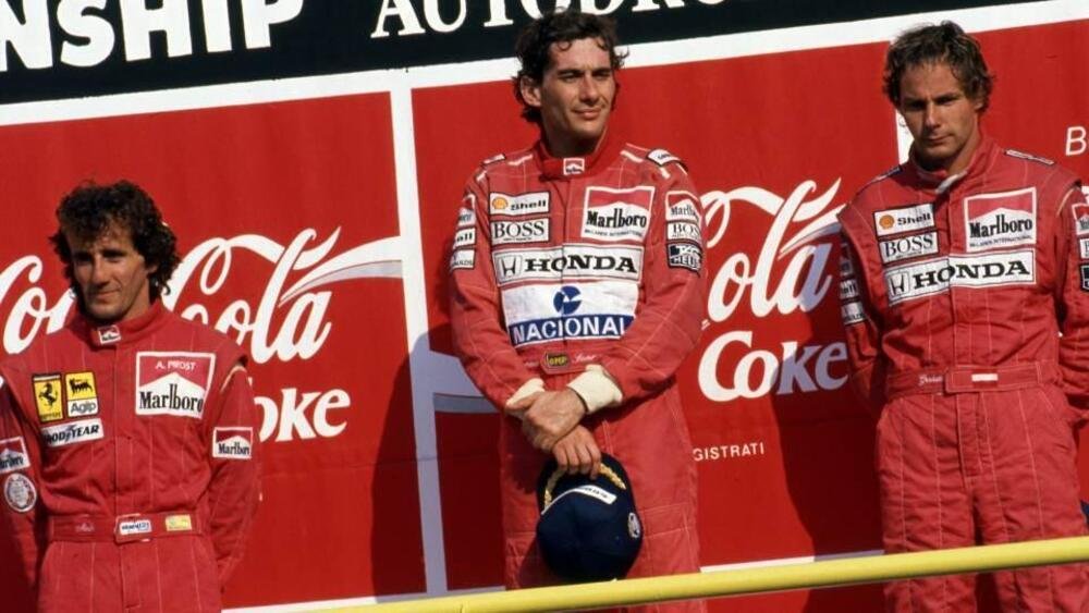 Il podio del GP Italia F1 1990