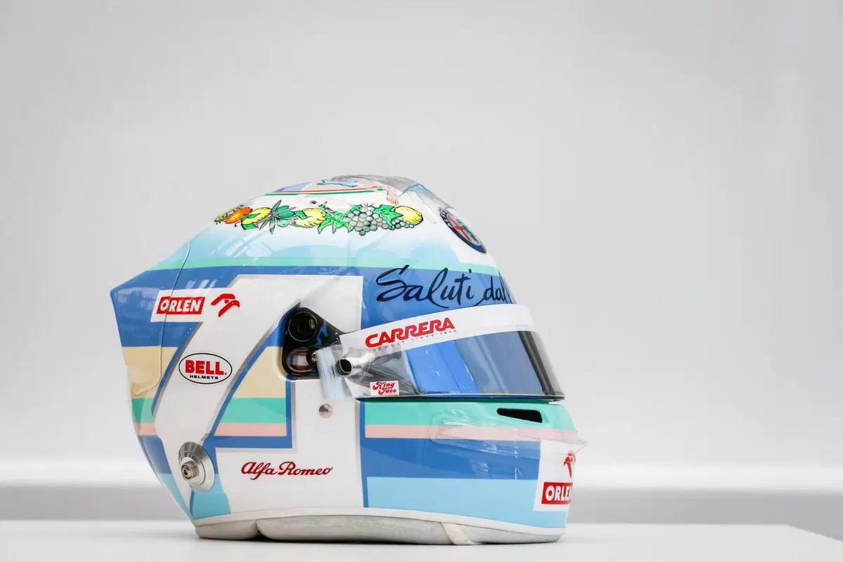 F1. Giovinazzi, il casco per Monza è una cartolina dell'Italia (3)