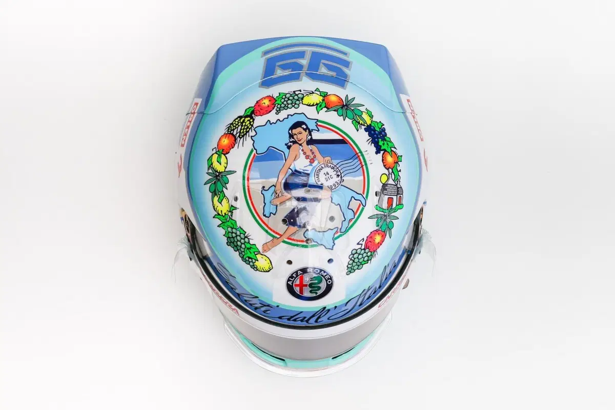 F1. Giovinazzi, il casco per Monza è una cartolina dell'Italia (4)