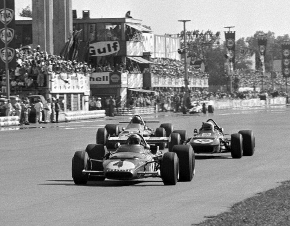 Clay Regazzoni vince il GP di Monza. &Egrave; il 6 settembre del 1970