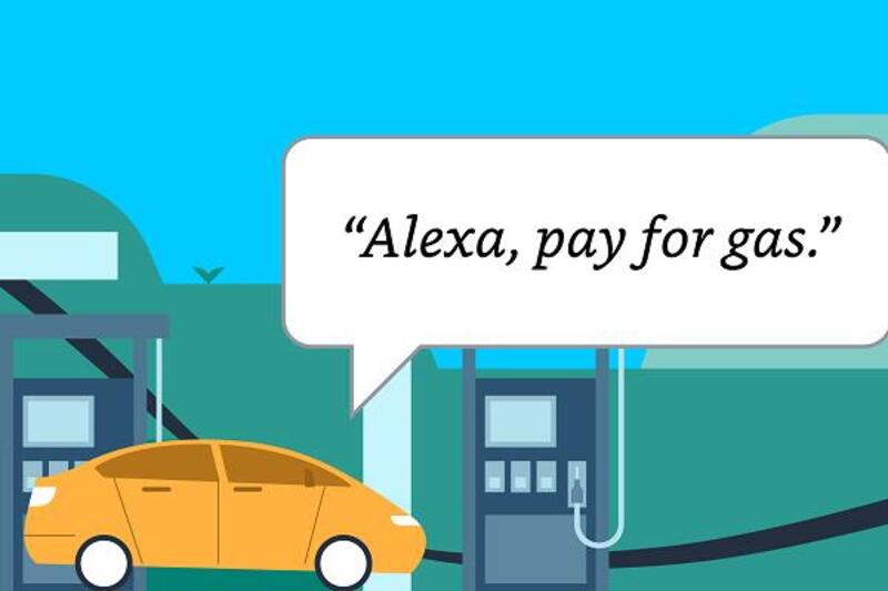 Amazon per fare il pieno all&#039;auto? Con Alexa rifornimento carburante [Pay for gas]