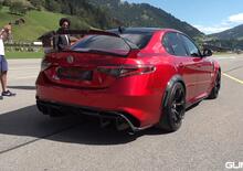 Alfa Romeo Giulia GTAm: accelerazione e sound PAUROSO Akrapovic [VIDEO]