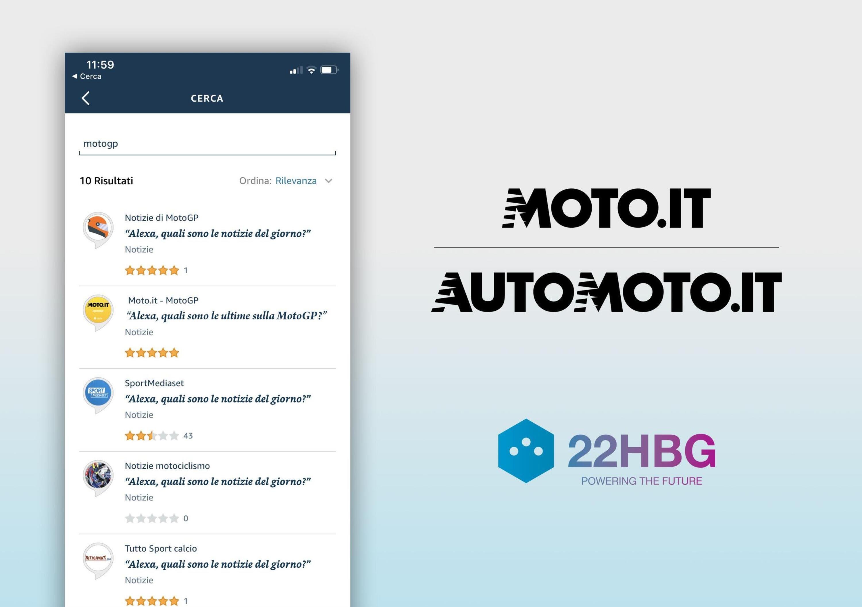Automoto.it e Moto.it lanciano due skill per le news di Formula 1 e MotoGP sullo Skill Store di Amazon.it