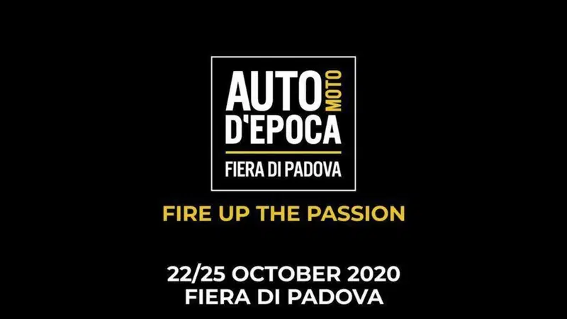 Auto e Moto d'Epoca 2020: ricco il programma a Padova [da 22 a 25 ottobre]
