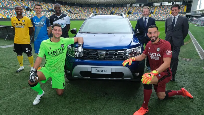 Dacia ancora in Serie A con l'Udinese calcio [Stadio e maglietta eco]