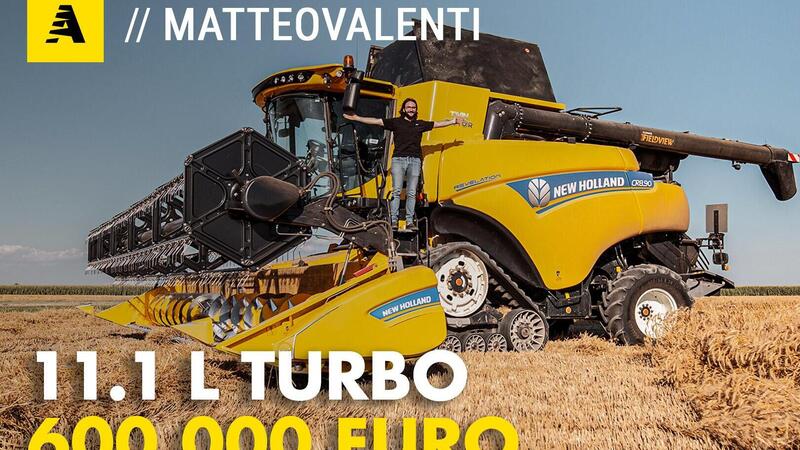 Come si guida una mietitrebbia? Tutti i segreti della New Holland CR8.90 Revelation [Video]