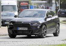 BMW X2 restyling, le foto spia