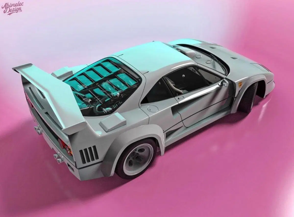 Se Ferruccio e Enzo fossero stati amici (e ubriachi) avrebbero fatto la F-Countach (2)