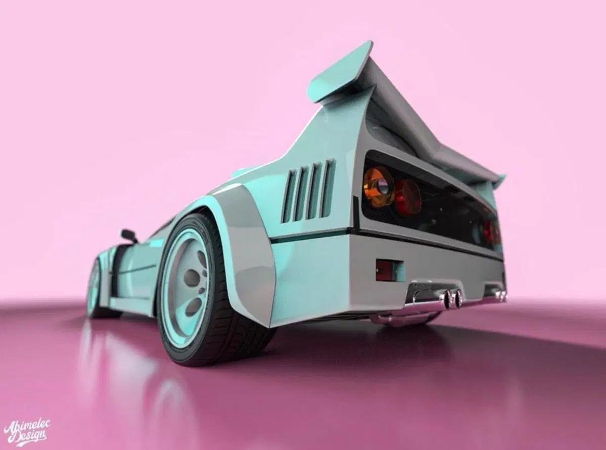 Se Ferruccio e Enzo fossero stati amici (e ubriachi) avrebbero fatto la F-Countach (6)