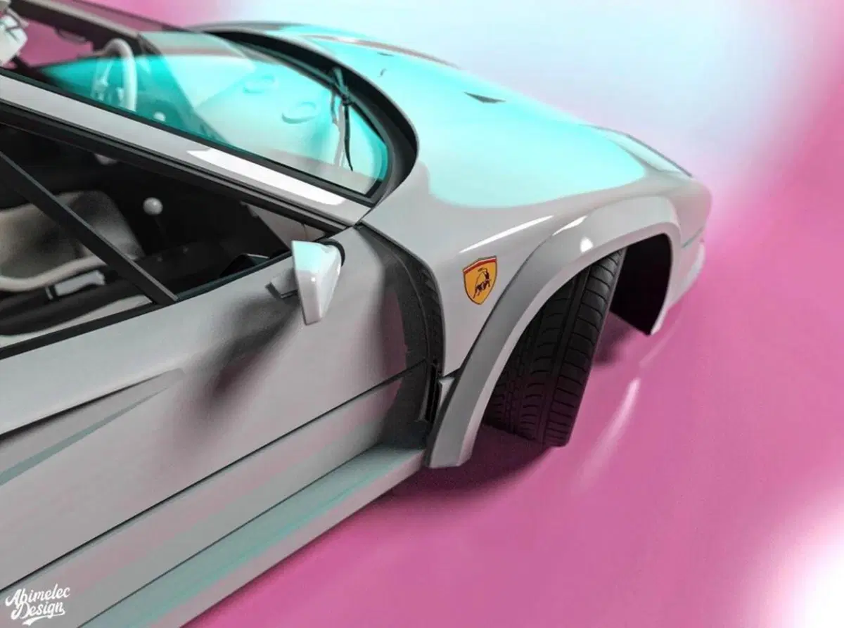 Se Ferruccio e Enzo fossero stati amici (e ubriachi) avrebbero fatto la F-Countach (10)