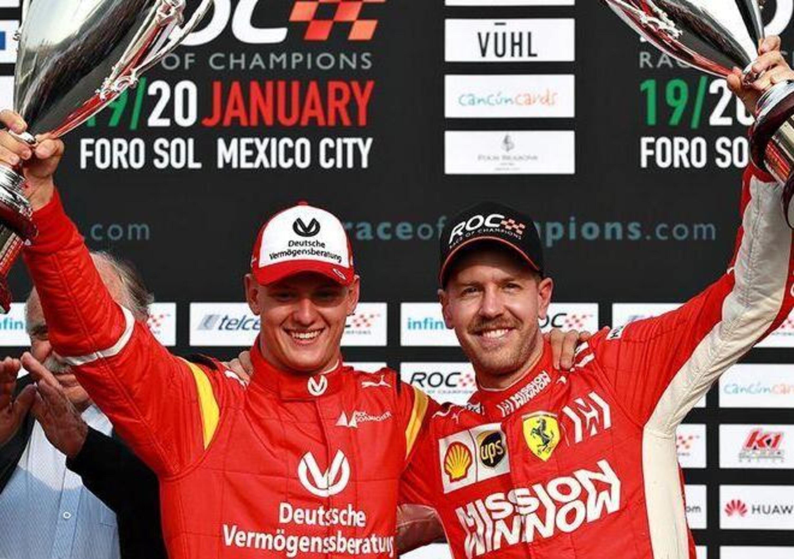 F1, Sebastian Vettel e Mick Schumacher, cos&igrave; simile a pap&agrave; Michael